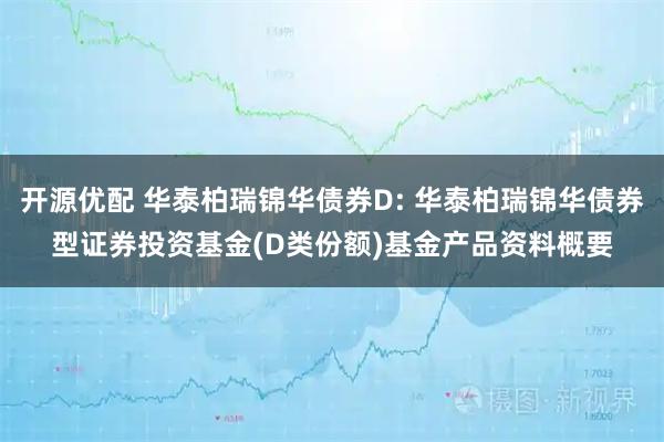 开源优配 华泰柏瑞锦华债券D: 华泰柏瑞锦华债券型证券投资基金(D类份额)基金产品资料概要