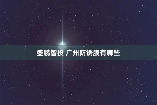 盛鹏智投 广州防锈膜有哪些